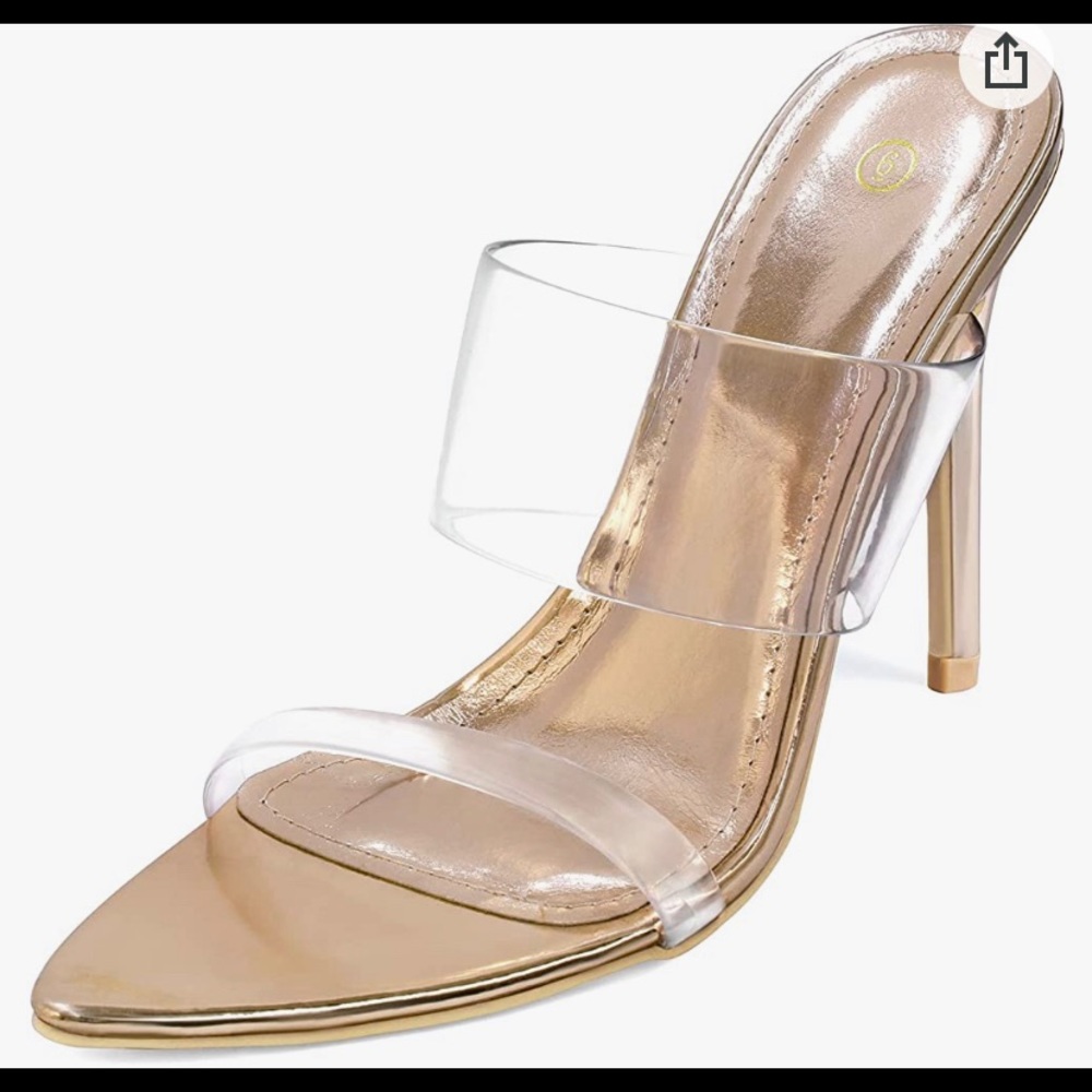 Clear stiletto
